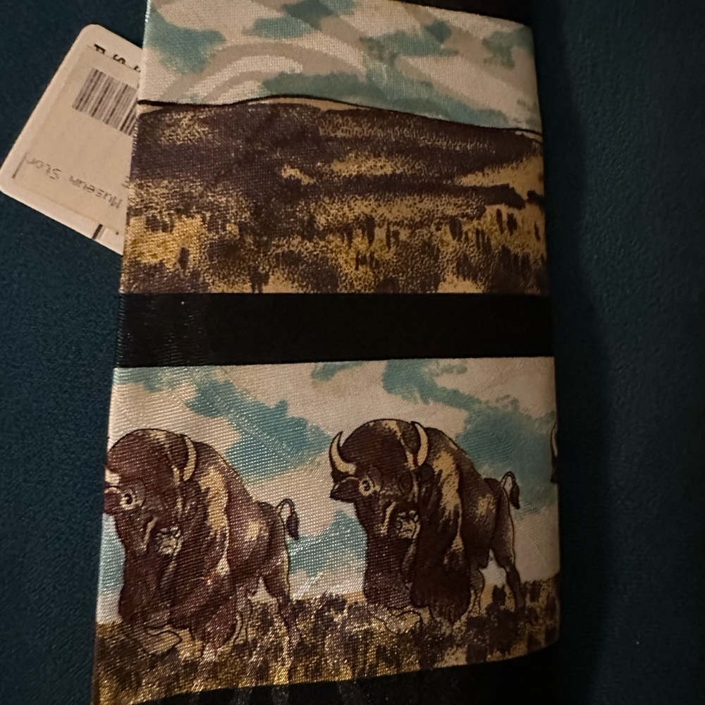 NEW w Tag / Vintage Steven Harris Buffalo Tie - Picture 5 of 10